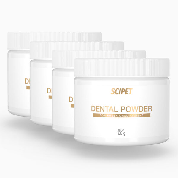 Pó Dentário da SciPet para cães – 4x60 g