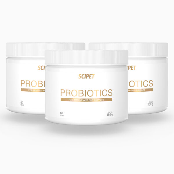 Probióticos SciPet para Cães – 3 x 60 un.
